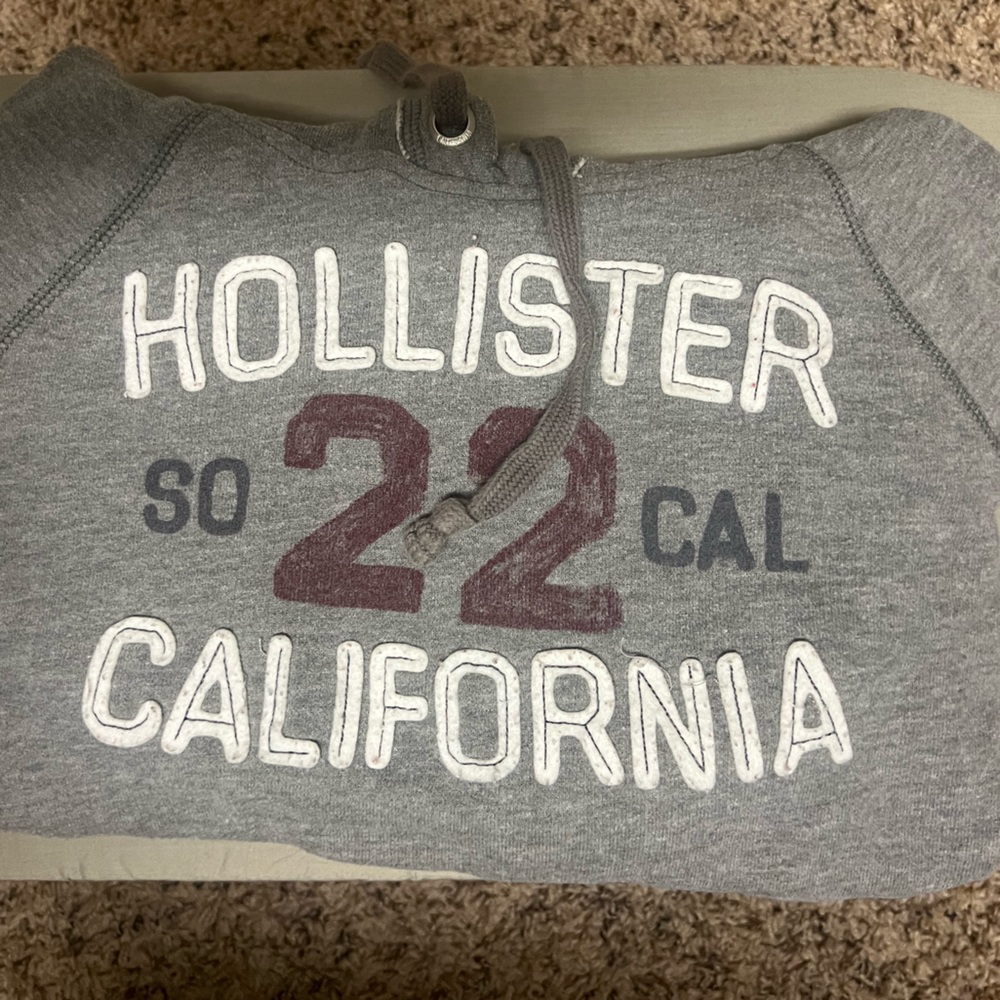 Gray Hollister Hoodie